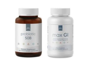 MaxLiving's Gut Health Supplements to support a healthy gut.