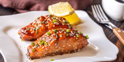 This tasty teriyaki salmon recipe is so quick and easy to make!